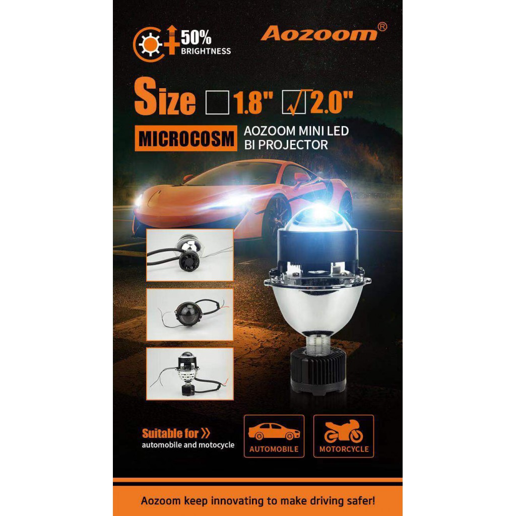 AOZOOM LED PROJECTOR / FOG LAMP PROJECTOR / LED HEADLIGHT